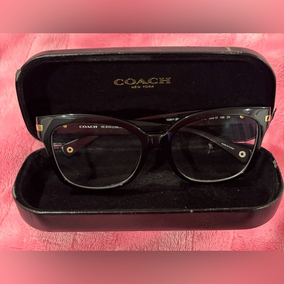 Coach Black Frames – Chic Modern Eyeglasses, Replaceable Prescription Lenses - Picture 4 of 6